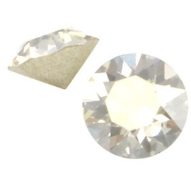 2 x Swarovski Elements PP32 puntsteen (4.0mm) Crystal silver shade