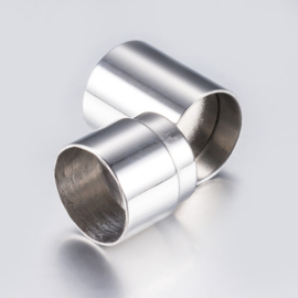 Metalen 304 RVS magneetslot Tarnish Resistant  20 x 11mm, Ø10mm