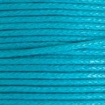 10 meter waxkoord 1,5mm dik kleur: Dark Turquoise