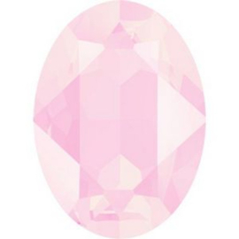 1 x Swarovski 4120 Fancy Stone – Ovaal 14x10 mm – Pastel Poeder Lichtroze