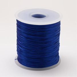 5 meter rond elastisch draad 0,2mm blue