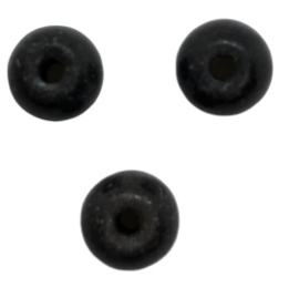 10 x Keramiek Turquoise kralen Diep grijs 7 mm gat 1,5 mm