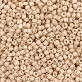 20 gram Glaskralen Rocailles 12/0 (2mm) Latte beige