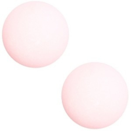 1x Cabochon Polaris Elements matt 7mm Pastel pink