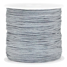 Rol met 90 meter Macramé draad 0.8mm Grey (kies voor pakketpost)