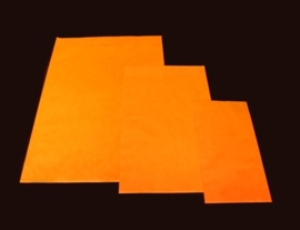 10 x Fourniturenzakje kraft oranje onbedrukt 15 x 22cm nr. 3