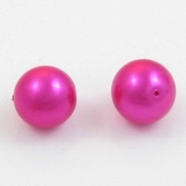 10 x glasparel fuchsia 16mm