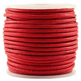 50 cm DQ Leer 3 mm Carnelian Red