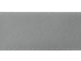 2 meter satijnlint 10mm breed, grijs