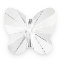 Swarovski kristal  facet kraal vlinder 7 x 7x 5mm gat 1mm clear (19 x zijn zoek)