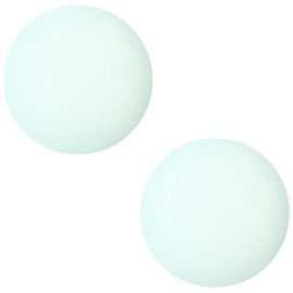 1x Cabochon Polaris Elements matt 7mm Pastel azore groen