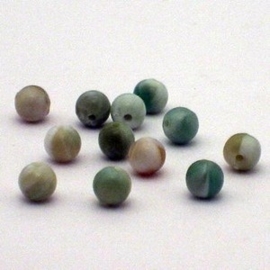 20 x imitatie edelsteen acryl kralen 6mm gat: 2mm groen