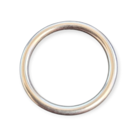 1 x  DQ metaal Ring 42 x 4 mm Ø 31mm Antiek Zilver kleur (Nikkelvrij)