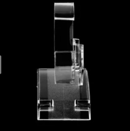 Armbanden display of horloge display  transparant 10 x 5cm