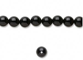 100 stuks acryl parels 3mm zwart