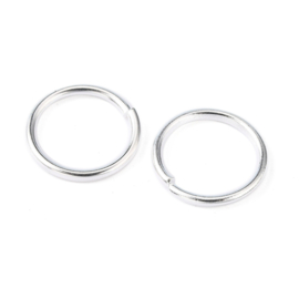 Ca. 100 x Metalen buigringen 4–10 mm – zilverkleur