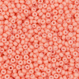 c.a. 5 gram Miyuki rocailles 11/0 - duracoat opaque dark salmon peach pink