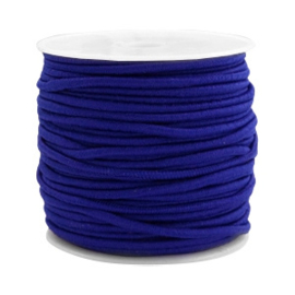 1 meter Gekleurd elastisch draad 2.5mm Cobalt blue
