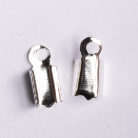 10 x Veterklemmen voor 4mm koord of veter, oogje 1,5mm