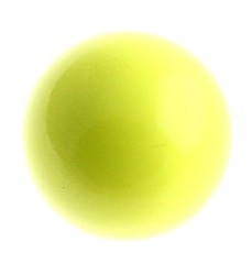 Klankbolletje 20mm voor een Engelenroeper licht geel