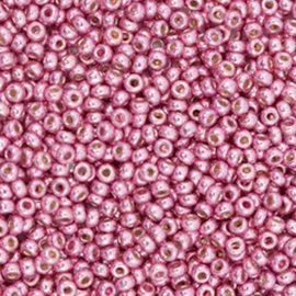 c.a. 5 gram Miyuki rocailles 11/0 - Duracoat galvanized hot pink