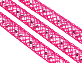 1 meter Mesh tubing netslang / gaaskoord 8 mm – keuze uit meerdere kleuren B