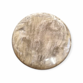 1 x Polaris Cabochon 35mm grijs bruin