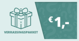 Een verrassing voor €. 1,00!