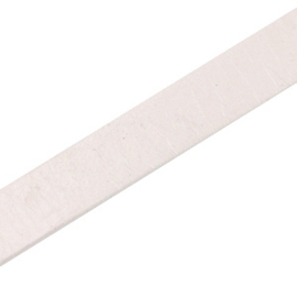 20 cm echt leer band plat 10 x 2~ 2,2 mm Beige