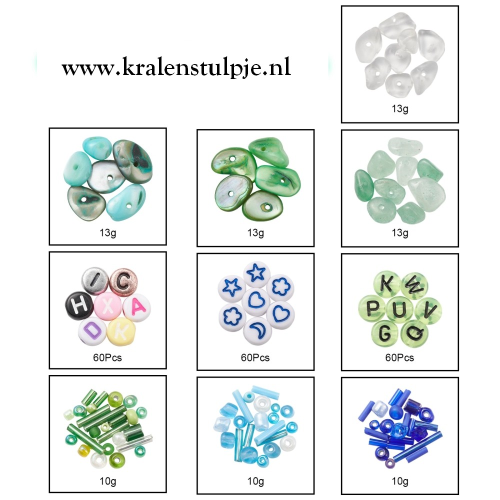 1 x DIY sieraden maken set – inclusief opbergdoosje