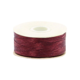 Beadalon Nymo wire 0.3mm Burgundy Red 1 rol van 59 meter