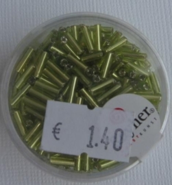 Rayher Glasstaafjes licht groen 16 gram 7/2mm