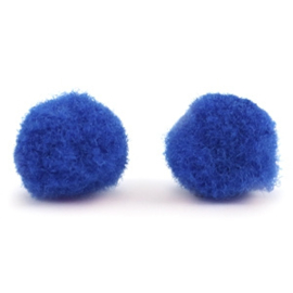 5 x Pompom bedel 10mm Dark blue