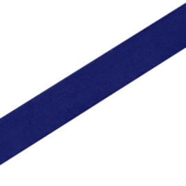 20 cm echt leer band plat 10 x 2~ 2,2 mm Donker blauw