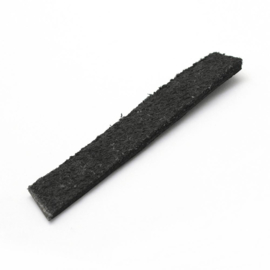 100 cm runderleder zwart 10 x 2,5mm