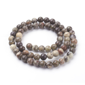 10 x  edelsteen kraal van Ocean Jasper Dyed 6mm gat: 1mm