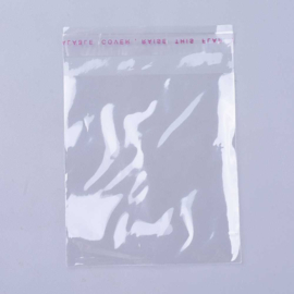 Ca. 100 x Cellofaan zakjes 10 x 7 cm – binnenmaat 8 x 7 cm – transparant