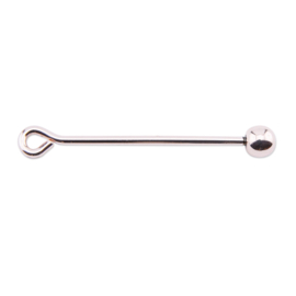 2 x Beadalon wisselhanger met schroefdopje bal 36,6 x 1,6 mm – Ø bal 6 mm