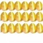 20 stuks prachtige cateye kralen 4mm mais geel