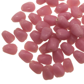 5 x Glaskralen Pebble Rouge