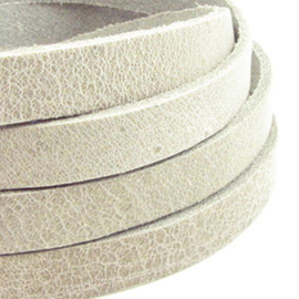 1 x DQ Suede 10mm Reptiel 100cm Champagne