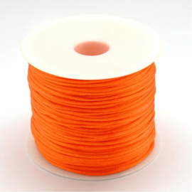 2 meter satijnkoord macramé koord van ca. 1,5 mm Dark Orange