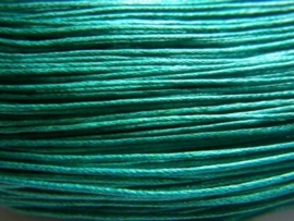 10 meter waxkoord 1,5mm dik kleur:  Zee groen