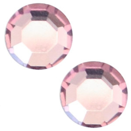 2 x Swarovski Flat back - SS30 - 6.4 mm - Amethyst Purple