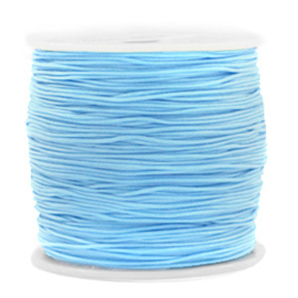 Rol met 90 meter Macramé draad 0.8mm Light blue (kies voor pakketpost)