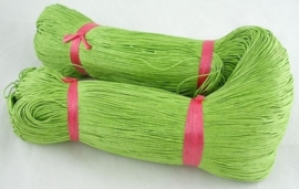 10 meter katoen waxkoord 1mm Lime Green