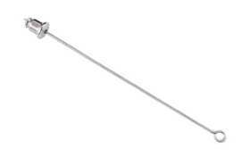 Hoedenspeld of hoedespeld met dopje 60mm, 1mm pin: 0,8mm