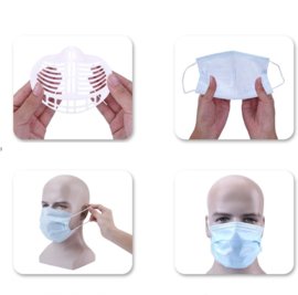 1 x  3-D masker beugel voor een betere ademhaling mondkapje