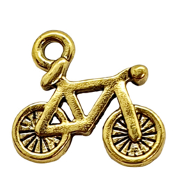 6 x bedel van een fiets 16 mm x 14,5 mm goudkleur