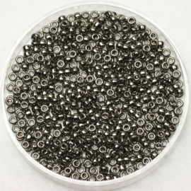 c.a. 5 gram Miyuki rocailles 11/0 - Plated nickel